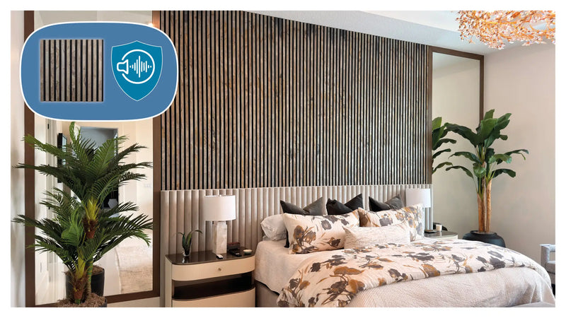 Sound protection with real stone